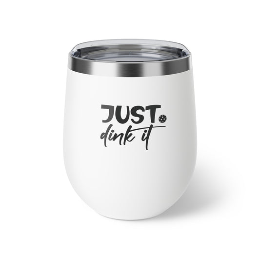 Pickleball Quirky Cup - Just Dink It White