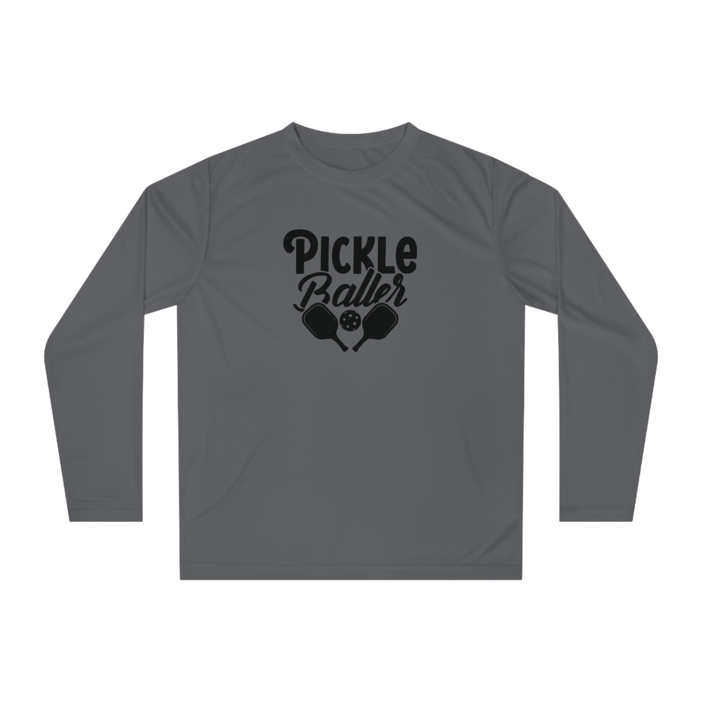 Men's Stylish Pickleball Long Sleeves top - Pickleballer Gray