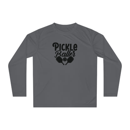 Men's Stylish Pickleball Long Sleeves top - Pickleballer Gray