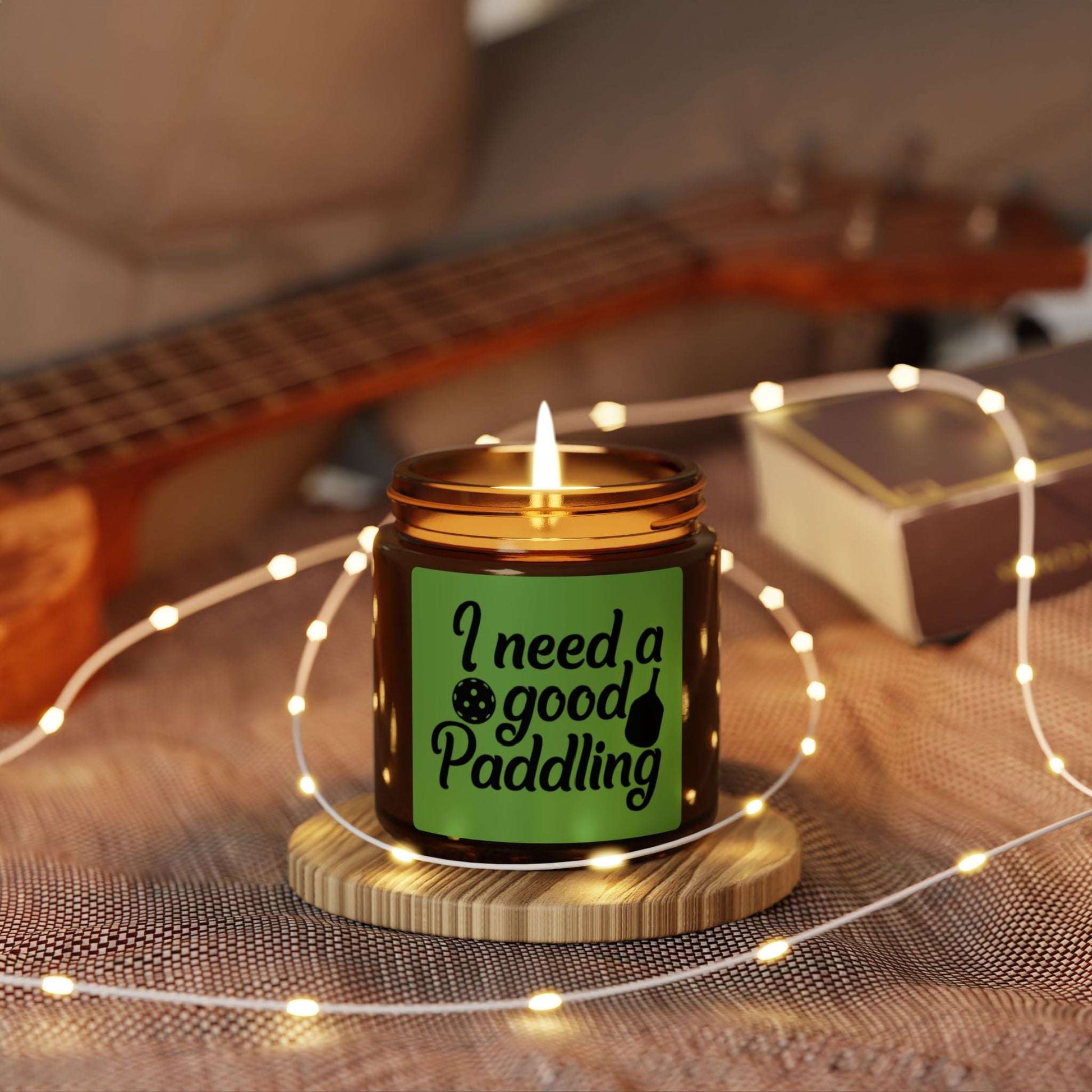 Pickleball Delightful Candle - I need a good Paddling
