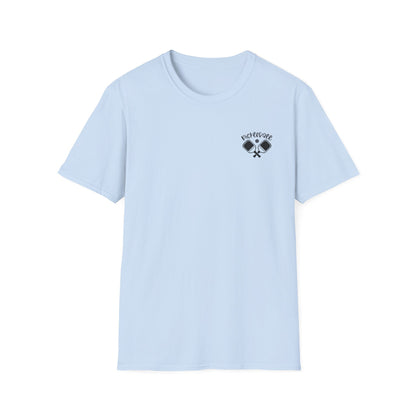 Women's Soft Pickleball T-shirt - It's a Good Day to Play Pickleball Blue