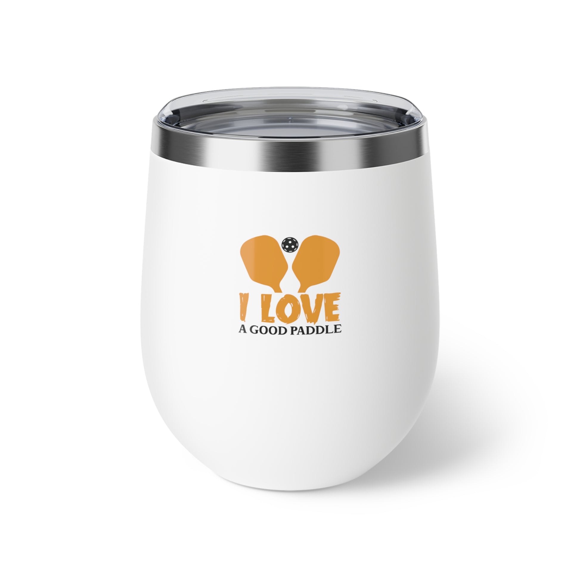 Pickleball Unique Cup - I Love a Good Paddle White
