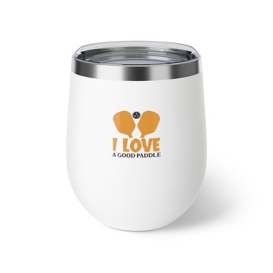 Pickleball Unique Cup - I Love a Good Paddle White