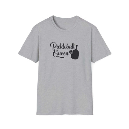 Women's Stylish Pickleball T-shirt - Pickleball Queen Gray