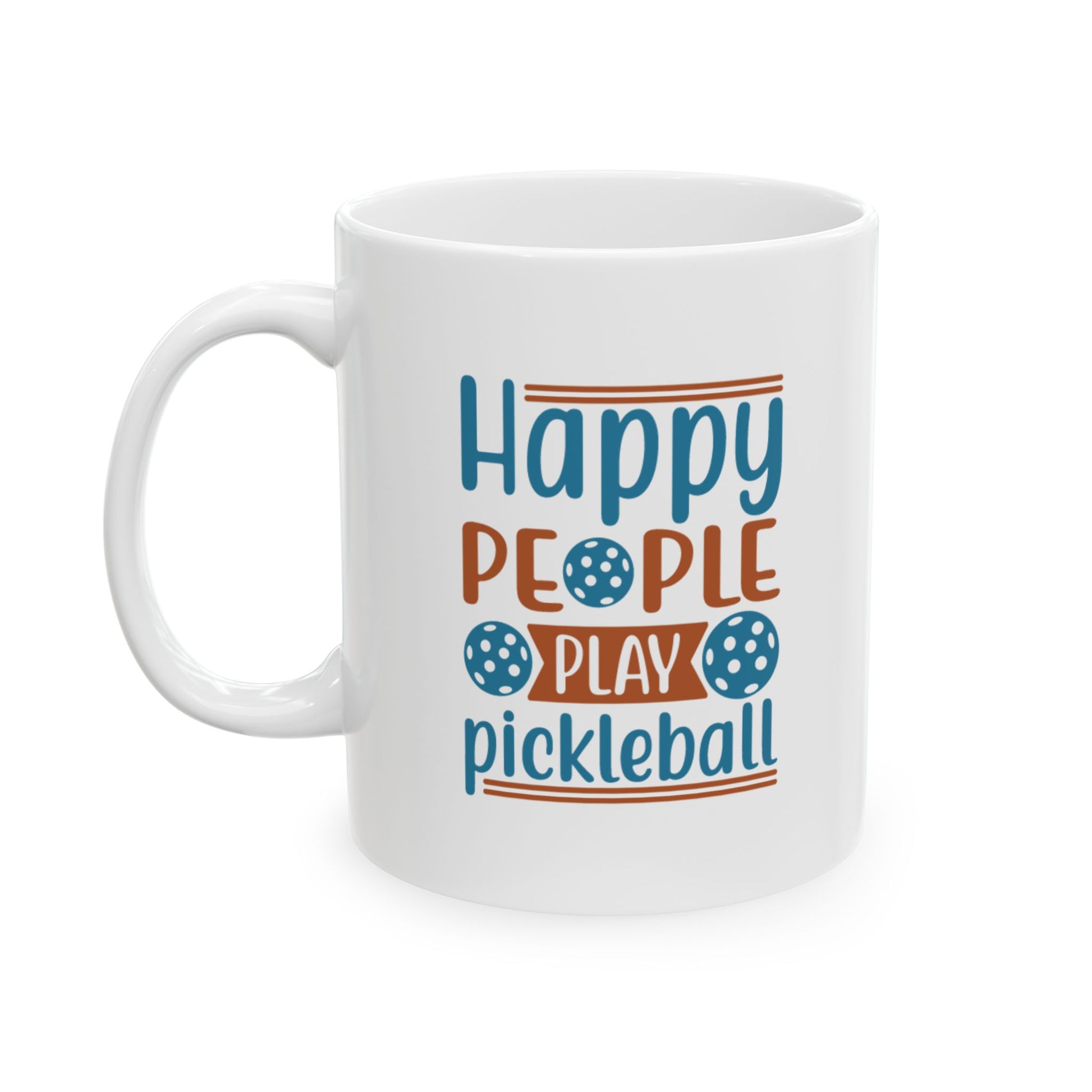 Pickleball Delightful Mug - Happy People Play Pickleball