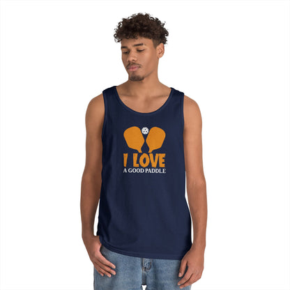 Men's Funny Pickleball Tank Top - I Love a Good Paddle