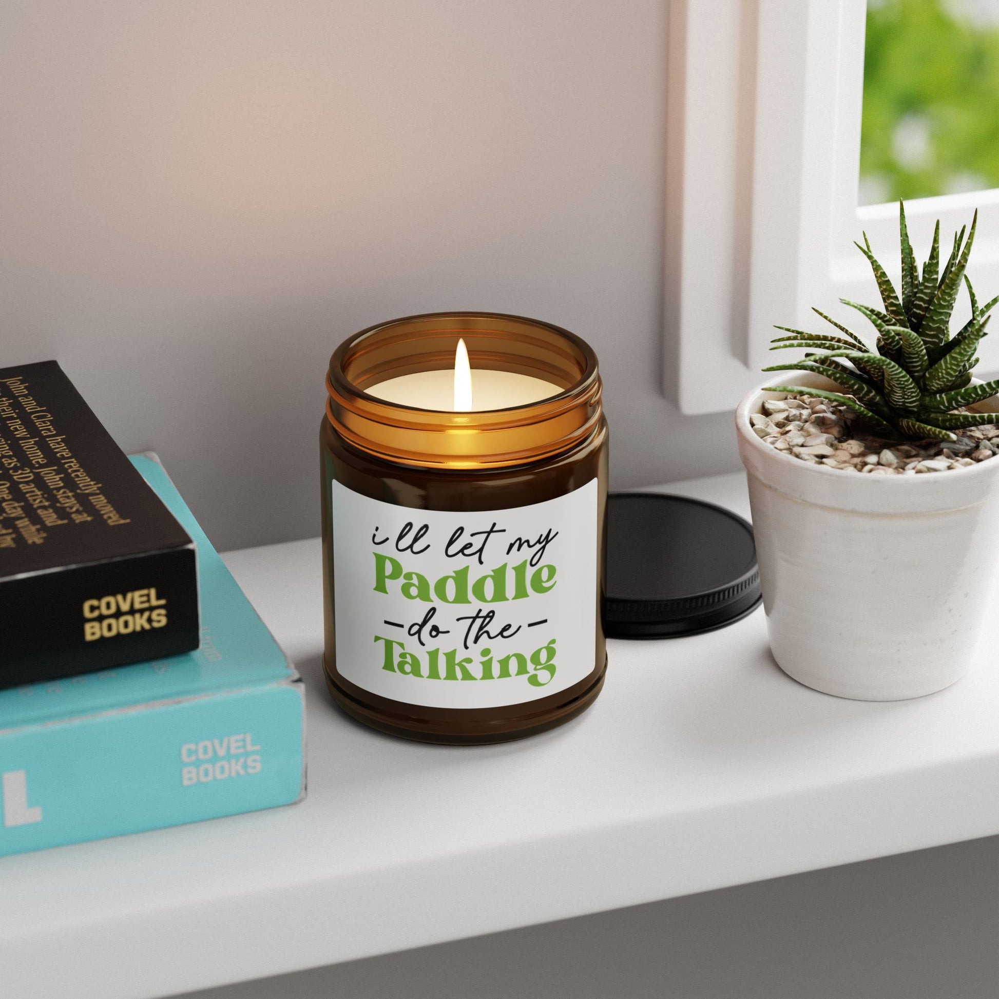 Pickleball Cheerful Candle - I'll Let My Paddle Do the Talking