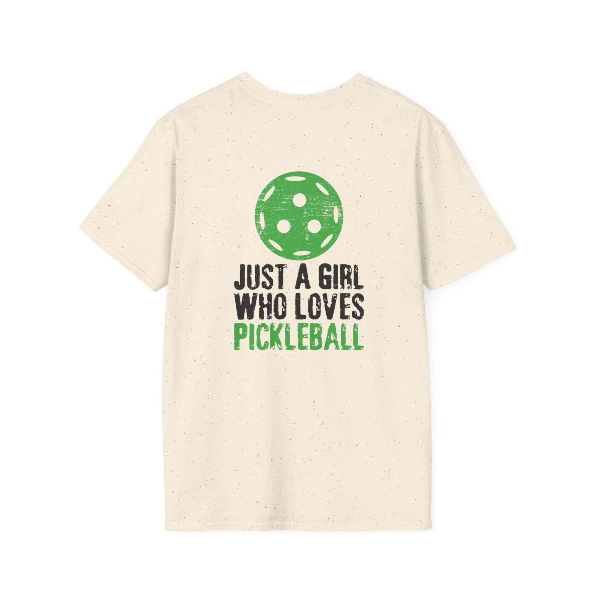 Women's Soft Pickleball T-shirt - Just a Girl Who Loves Pickleball