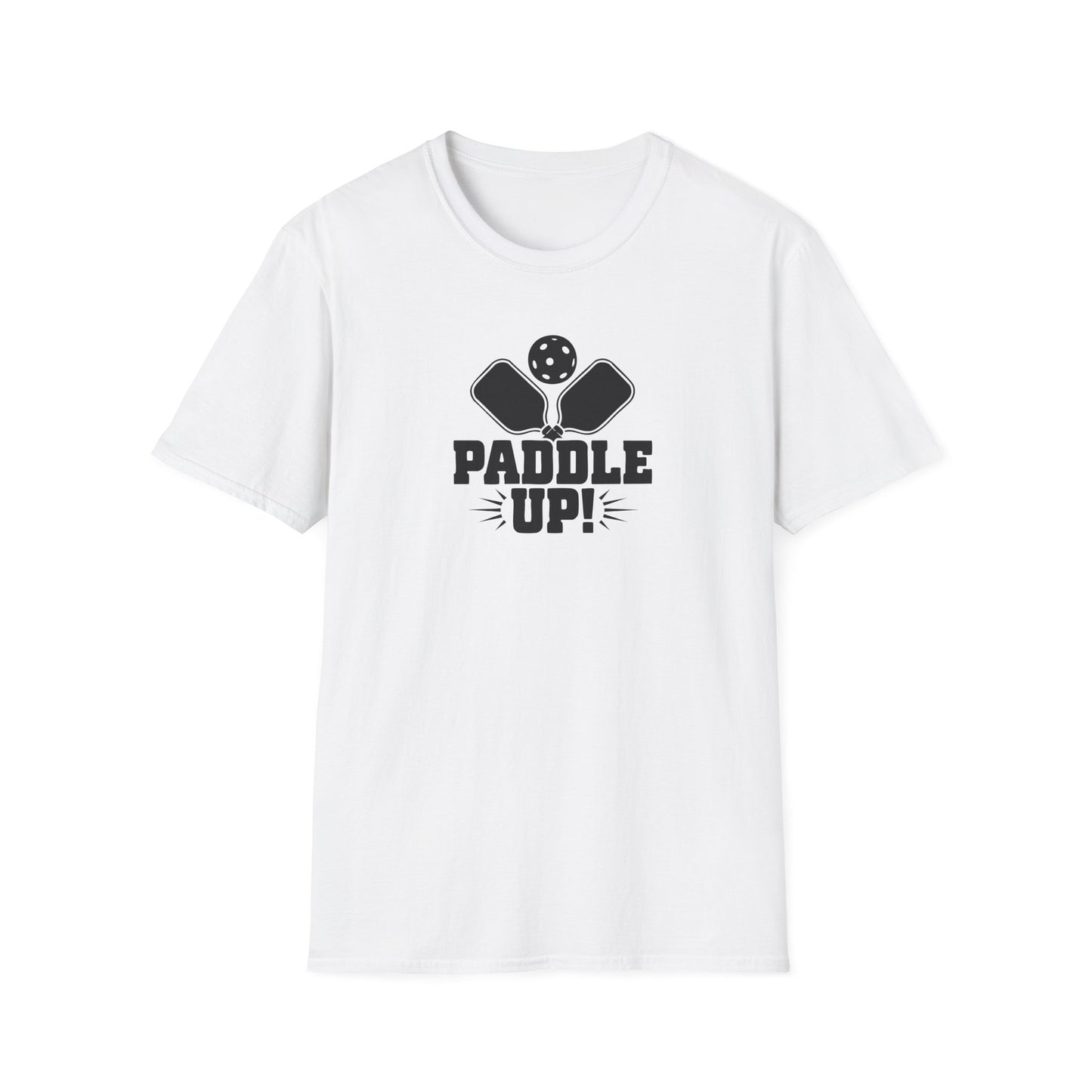 Men's Cool Pickleball T-shirt - Paddle Up White