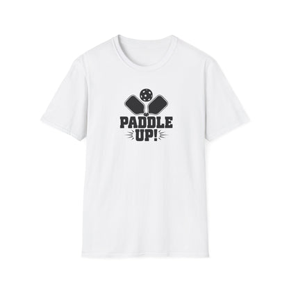Men's Cool Pickleball T-shirt - Paddle Up White