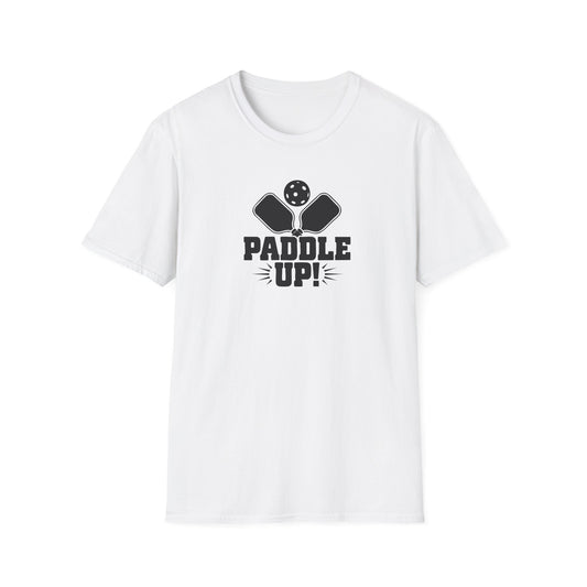 Men's Cool Pickleball T-shirt - Paddle Up White