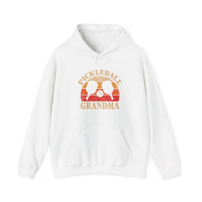 Women's Durable Pickleball Hoodie - Pickleball Grandma White