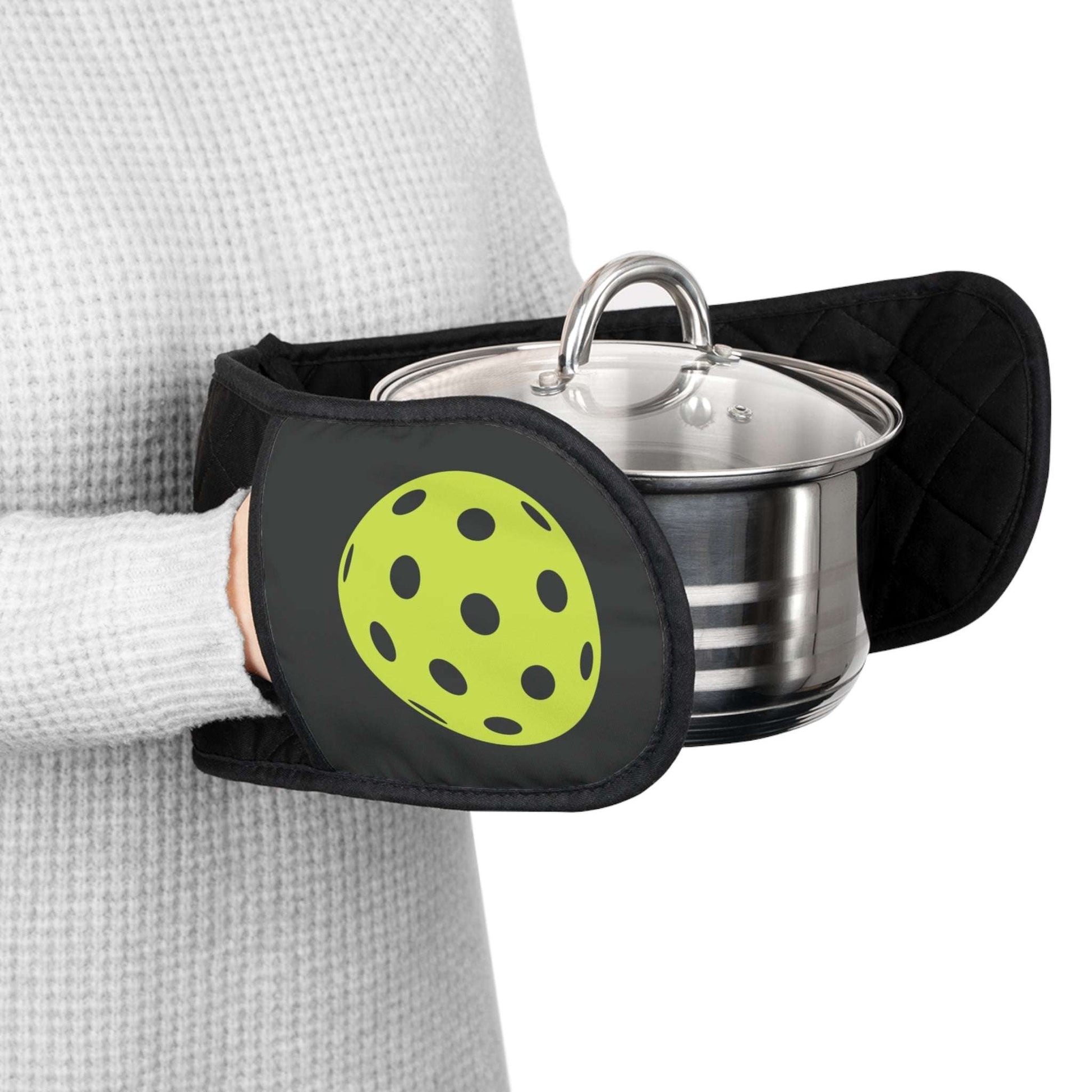 Pickleball Fun Oven Mitts - Pickleball Ball