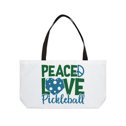 Pickleball Stylish Weekender bag - Peace Love Pickleball