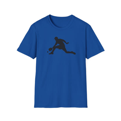 Men's Unique Pickleball T-shirt - Pickleball Player Royal