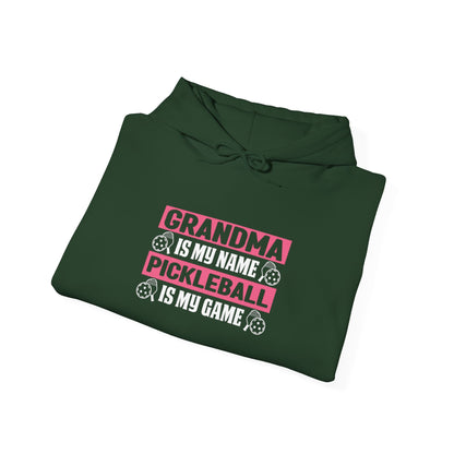 Women's Pickleball Hoodie - Grandma Is My Name Pickleball Is My Game