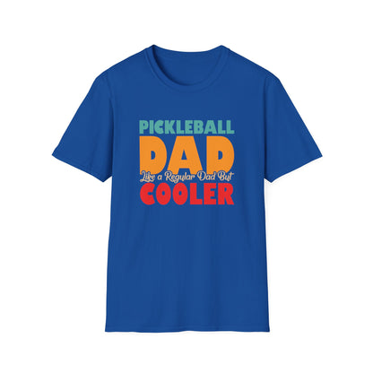 Men's Pickleball T-shirt - Pickleball Dad Like Regular Dad but Cooler Royal
