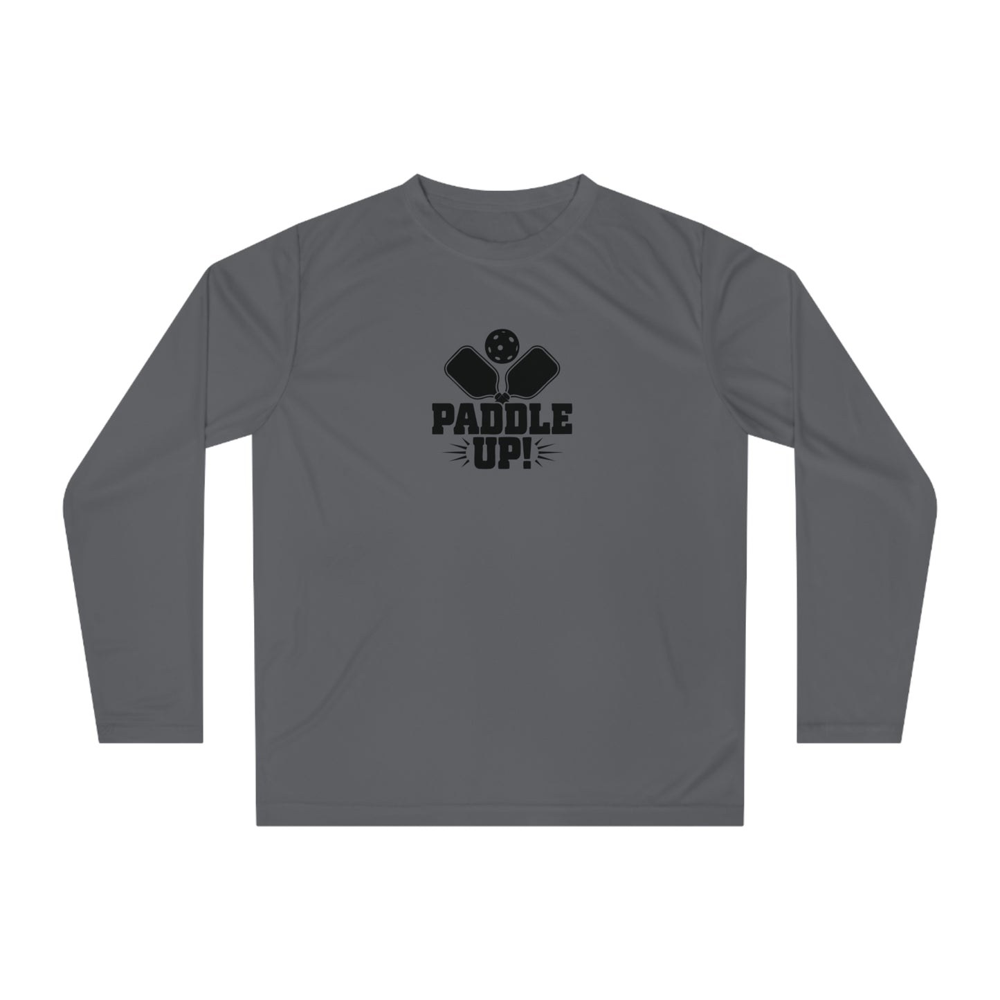 Women's Lightweight Pickleball Long Sleeves top - Paddle Up Gray