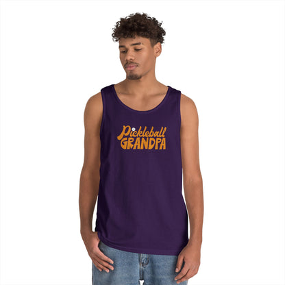 Men's Unique Pickleball Tank Top - Pickleball Grandpa