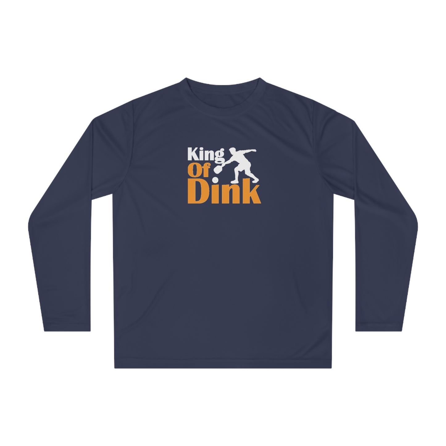 Men's Lightweight Pickleball Long Sleeves top - King of Dink Navy