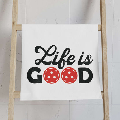 Pickleball Durable Hand Towel - Life Is Good