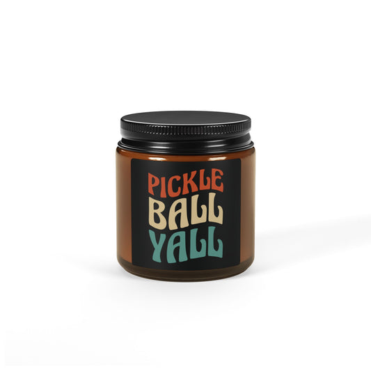 Pickleball Cool Candle - Pickleball Yall Amber