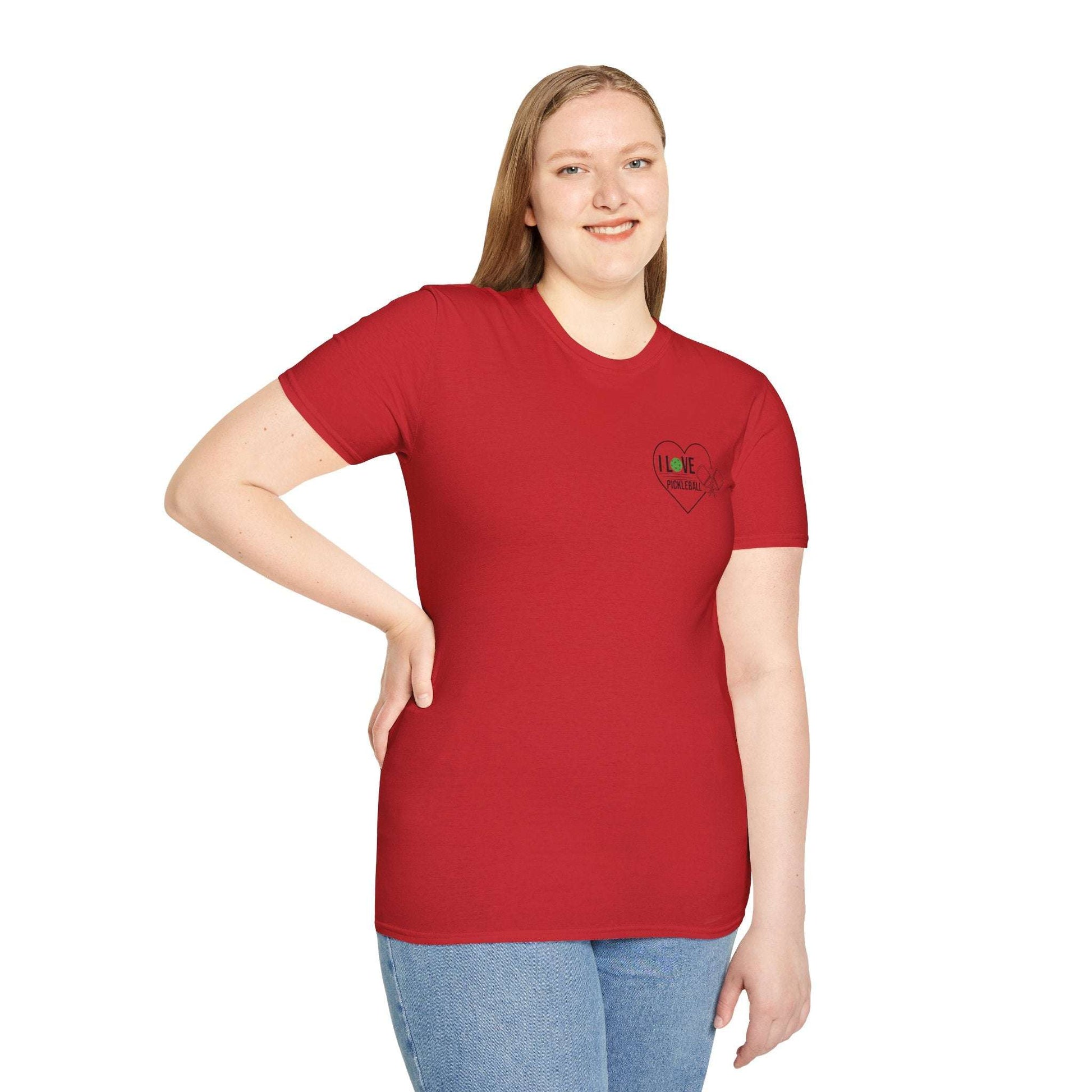 Women's Cute Pickleball T-shirt - Paddle Battle