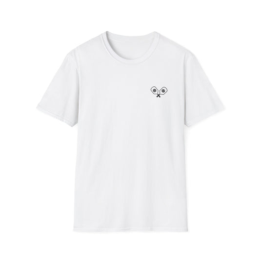 Women's Eye-Catching Pickleball T-shirt - Was That Out Are You Sure? White