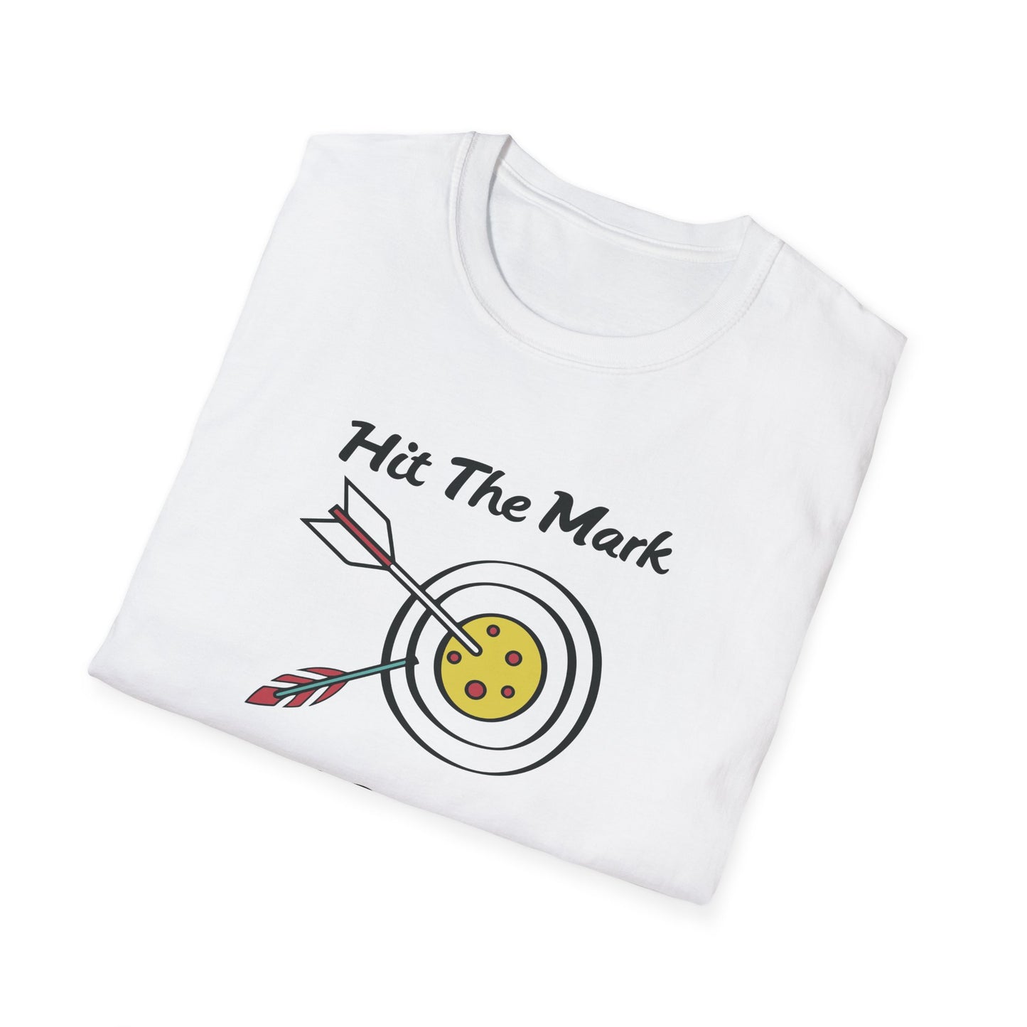 Men's Quirky Pickleball T-shirt - Hit the Mark with Pickleball