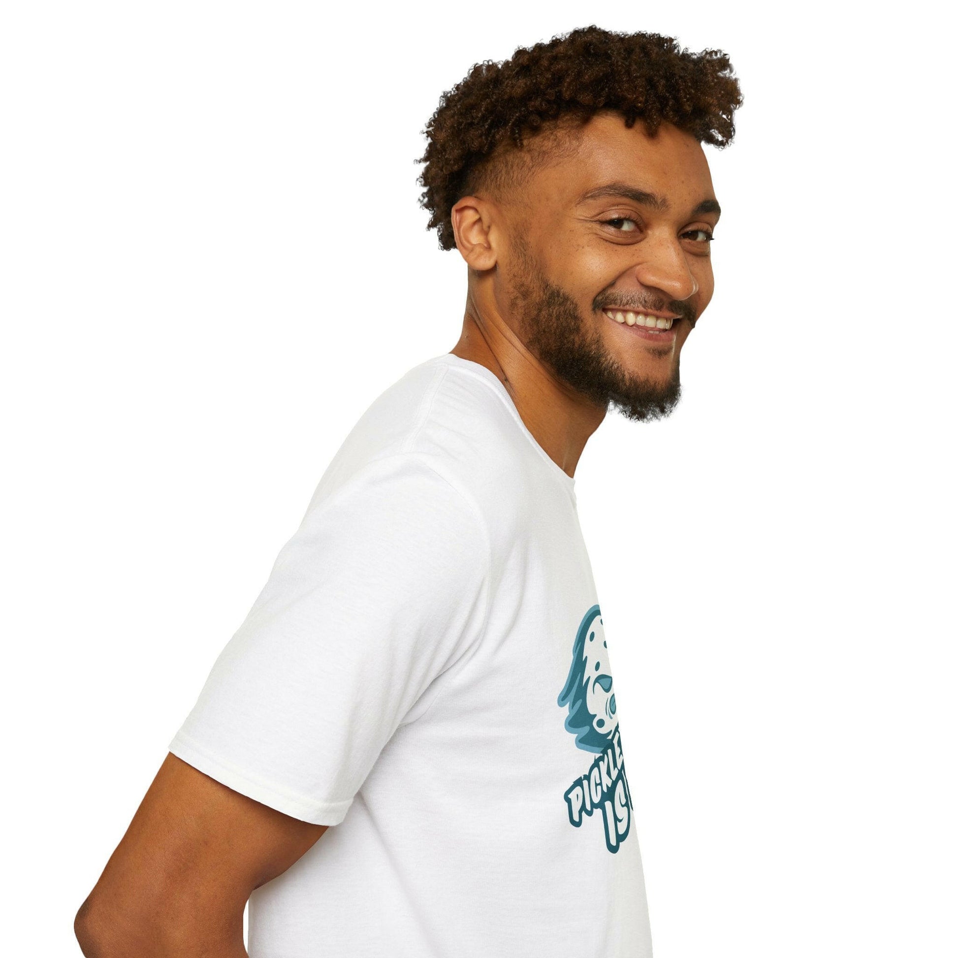 Men's Funny Pickleball T-Shirt - Pickleball Is Fire