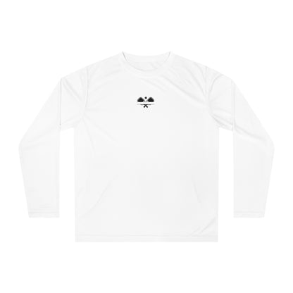 Women's Funny Pickleball Long Sleeves top - Soft Serve? Get Ice Cream White