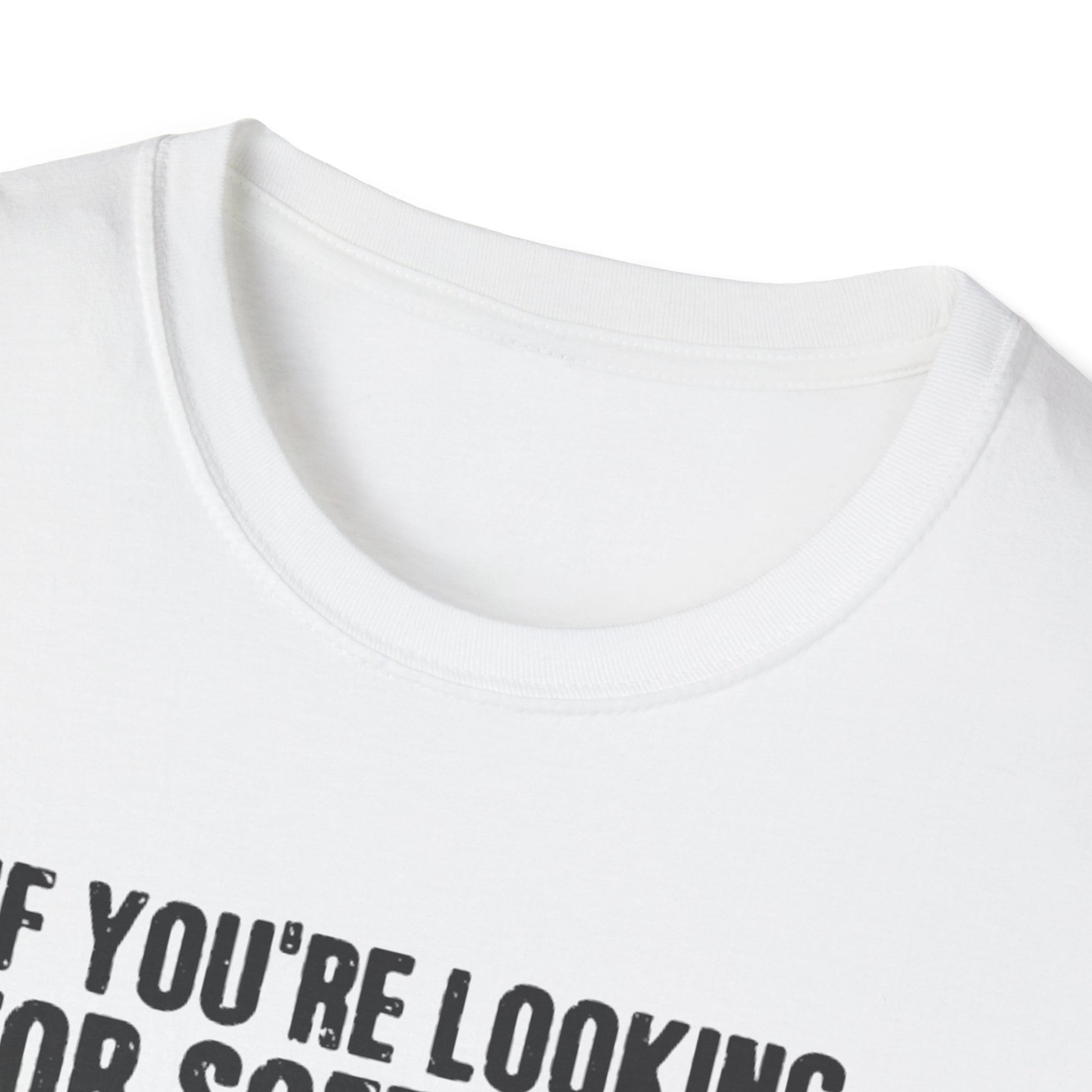 Men's Witty Pickleball T-shirt - Looking for Soft Serve? Get Ice Cream
