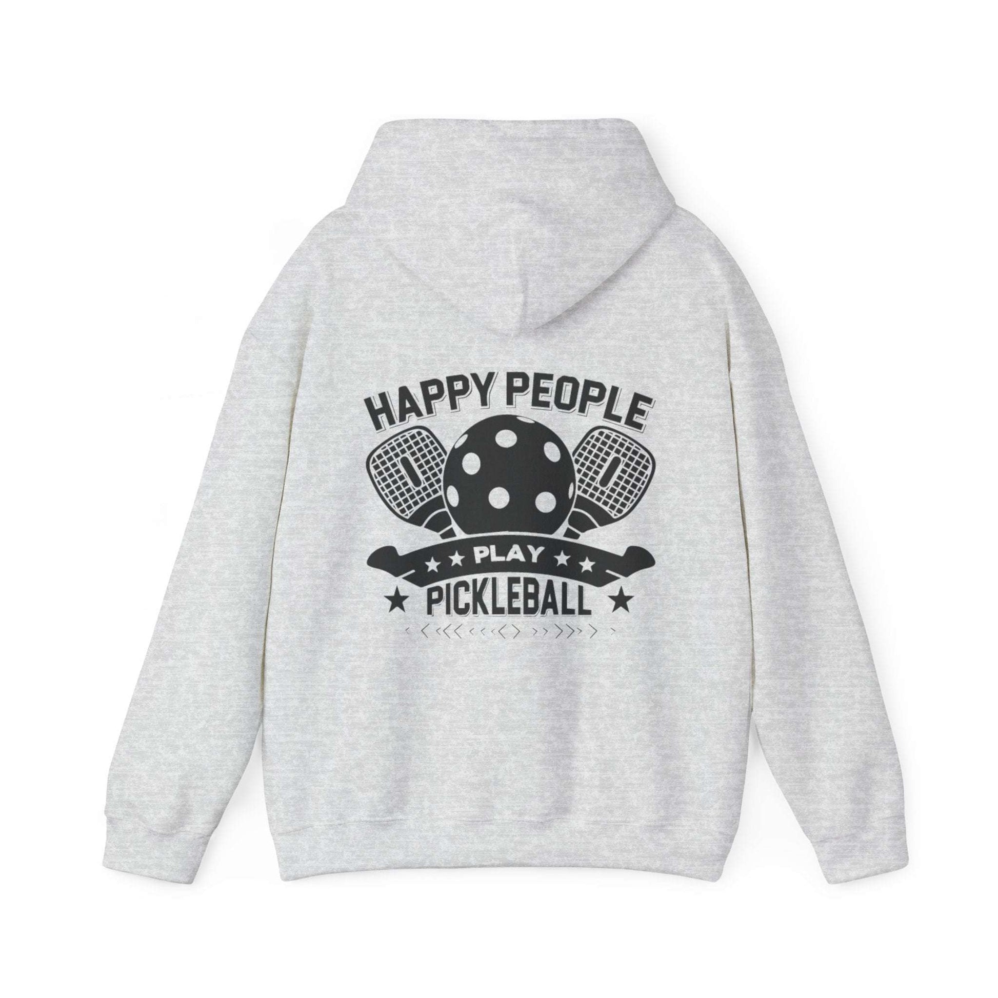 Men's Playful Pickleball Hoodie - Happy People Play Pickleball