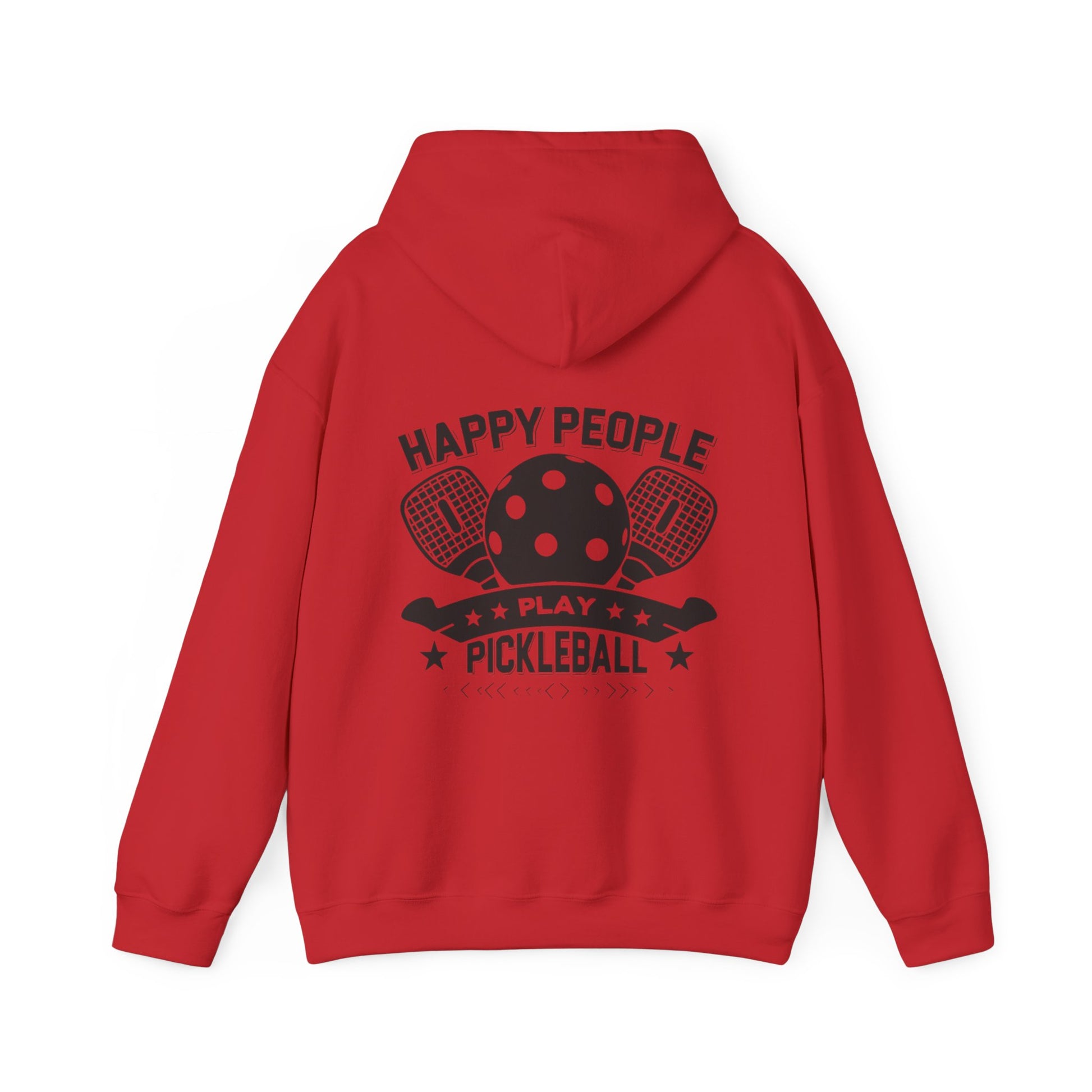 Men's Playful Pickleball Hoodie - Happy People Play Pickleball