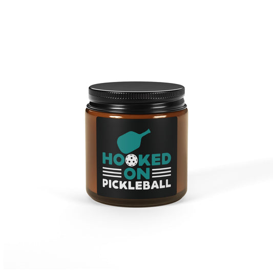 Pickleball Energetic Candle - Hooked on Pickleball Amber