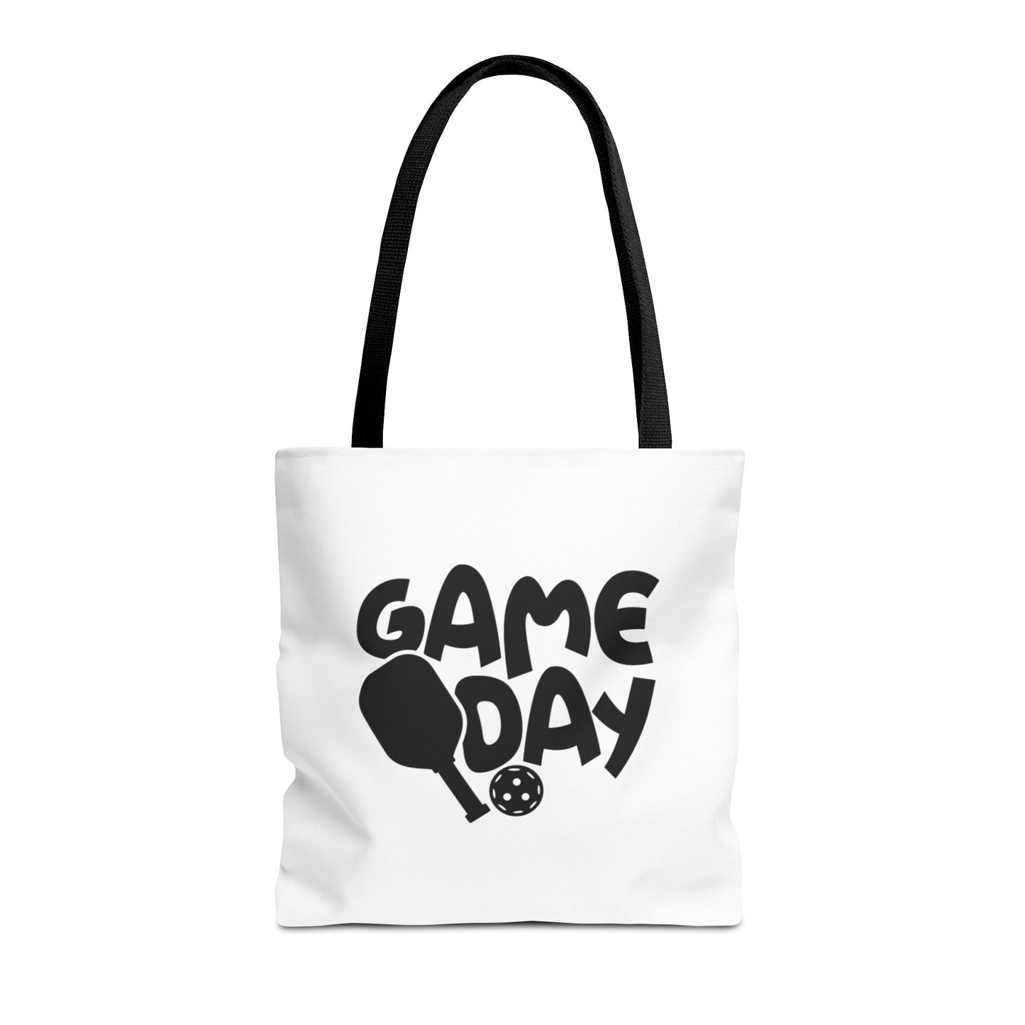 Pickleball Cute Tote Bag - Game Day Black