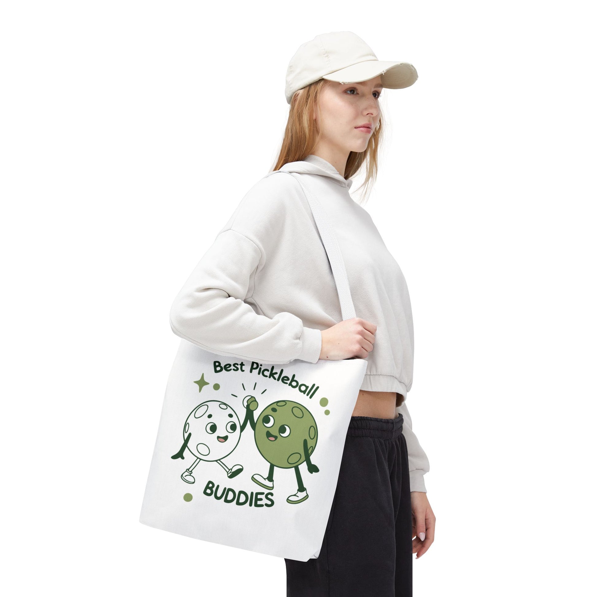 Pickleball Cute Tote Bag - Best Pickleball Buddies