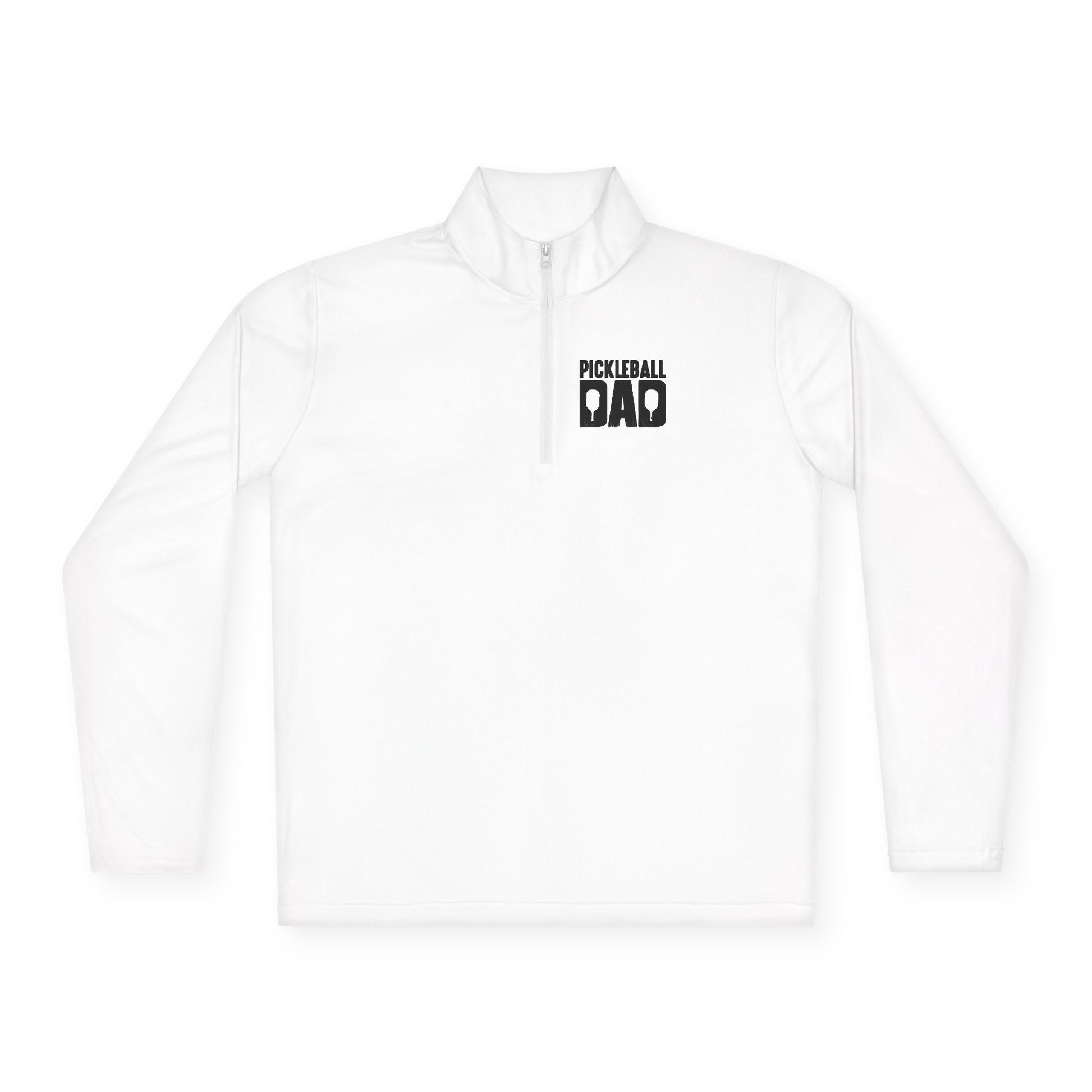 Men's Durable Pickleball Pullover - Pickleball Dad White