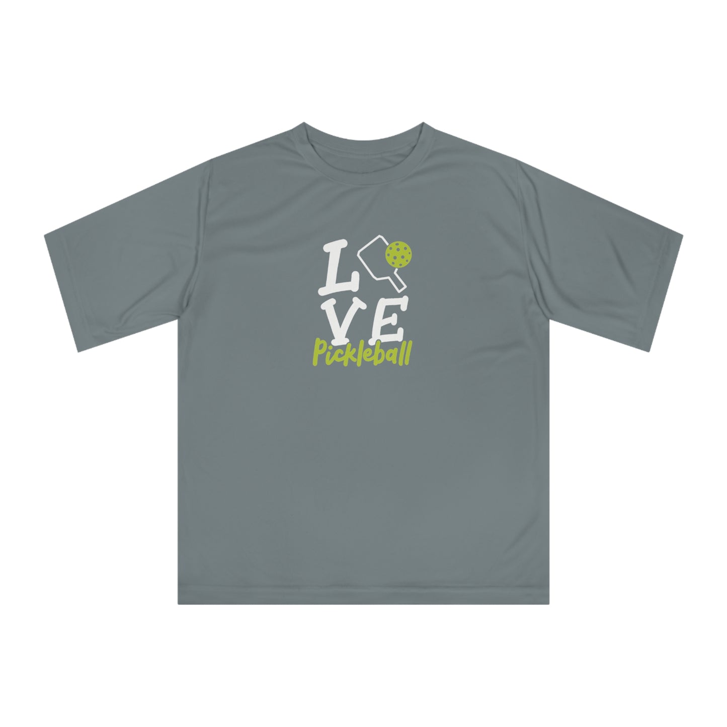 Women's Lightweight Pickleball T-shirt - Love Pickleball Gray
