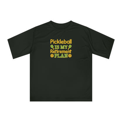 Women's Durable Pickleball T-shirt - Pickleball Is My Retirement Plan Black