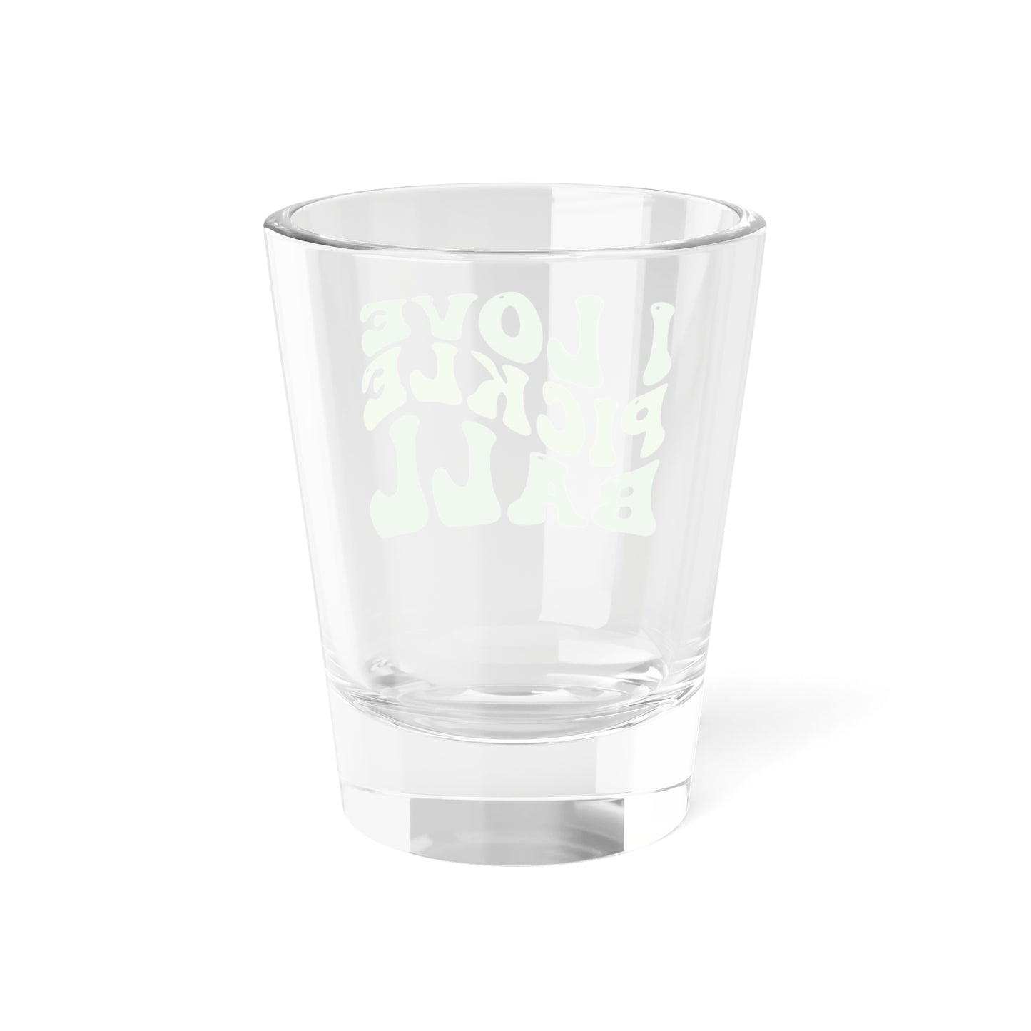 Pickleball Unique Shot Glass - I Love Pickleball