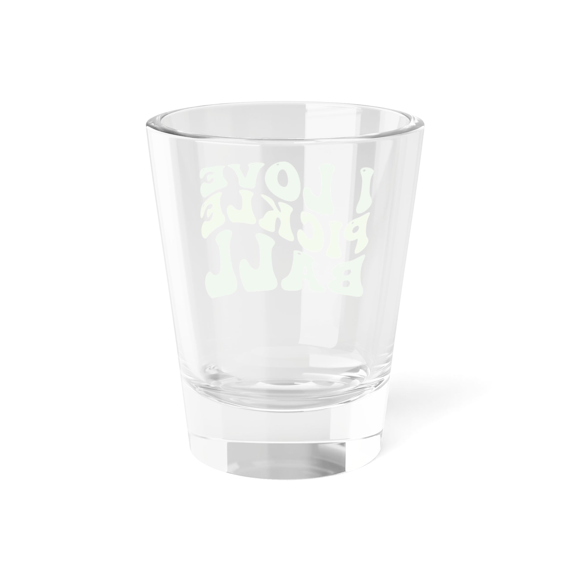 Pickleball Unique Shot Glass - I Love Pickleball