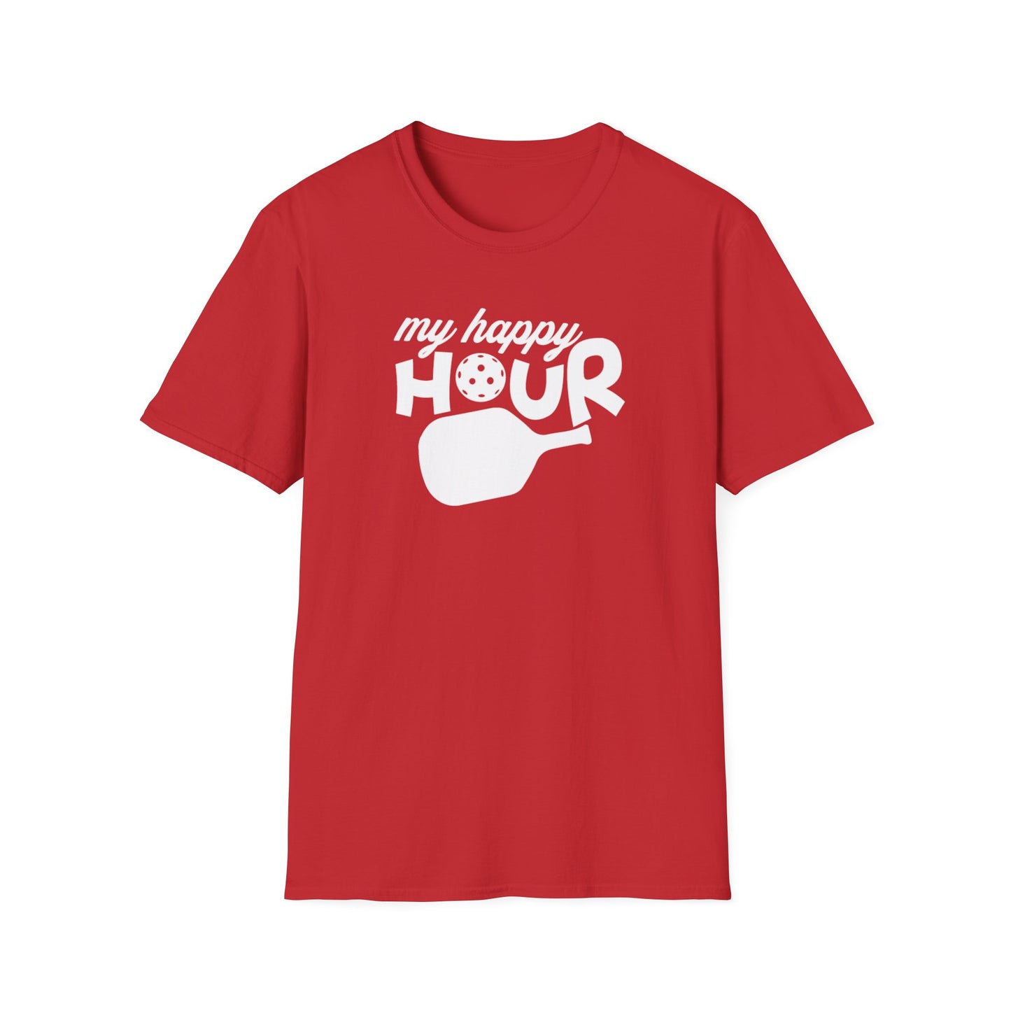 Women's Soft Pickleball T-shirt - My Happy Hour