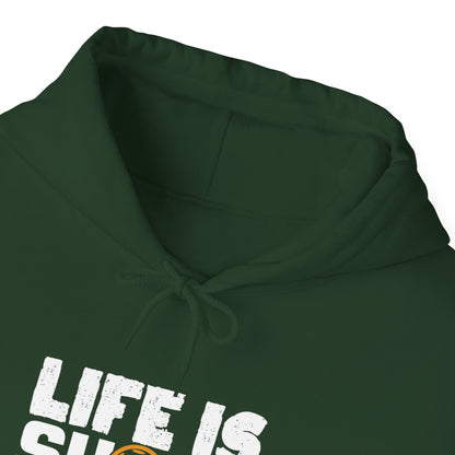 Women's Quirky Pickleball Hoodie - Life Is Short Play Pickleball