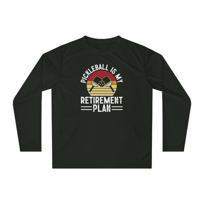 Men's Pickleball Long Sleeves top - Pickleball Is My Retirement Plan Black