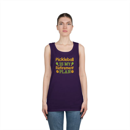 Women's Funny Pickleball Tank Top - Pickleball Is My Retirement Plan