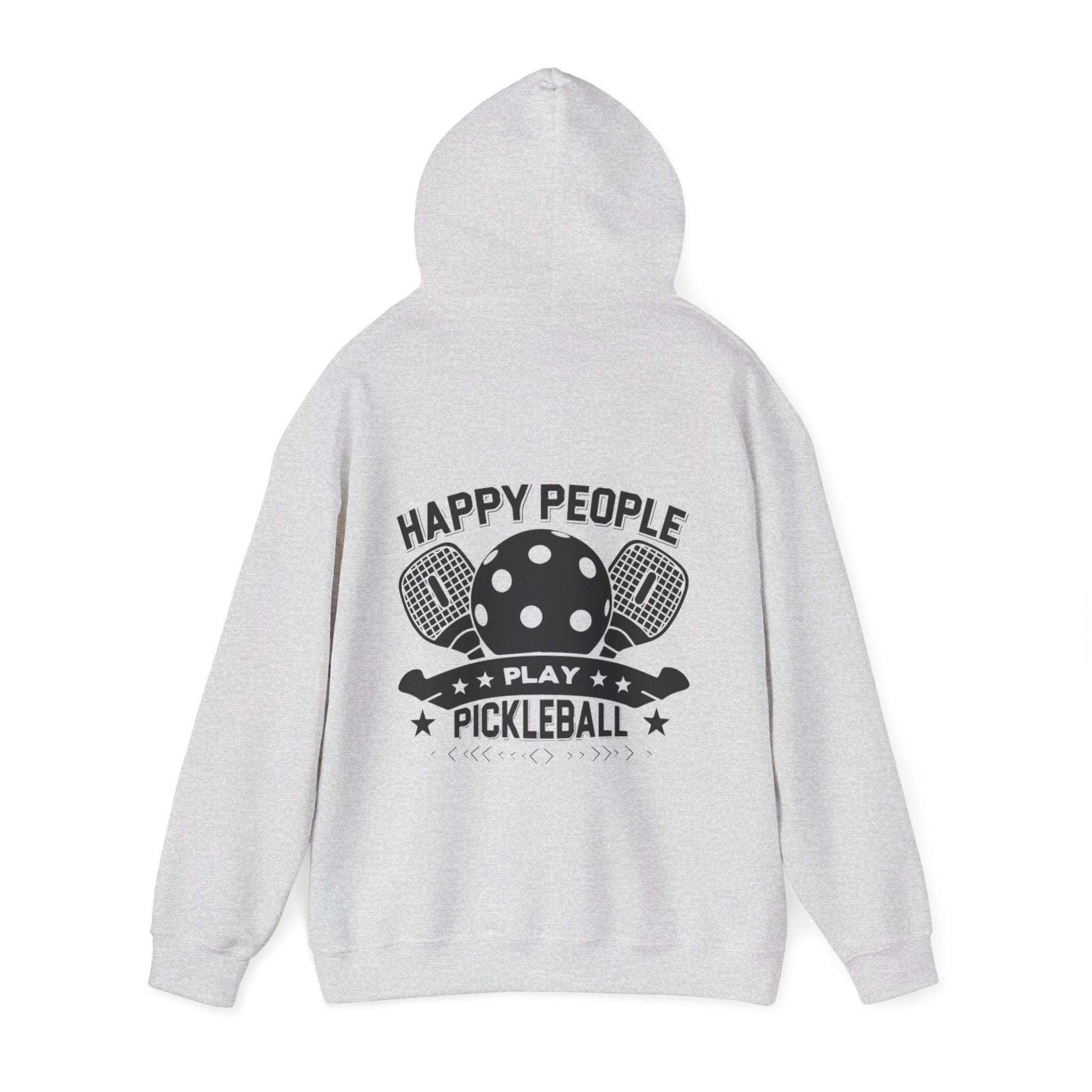Men's Playful Pickleball Hoodie - Happy People Play Pickleball