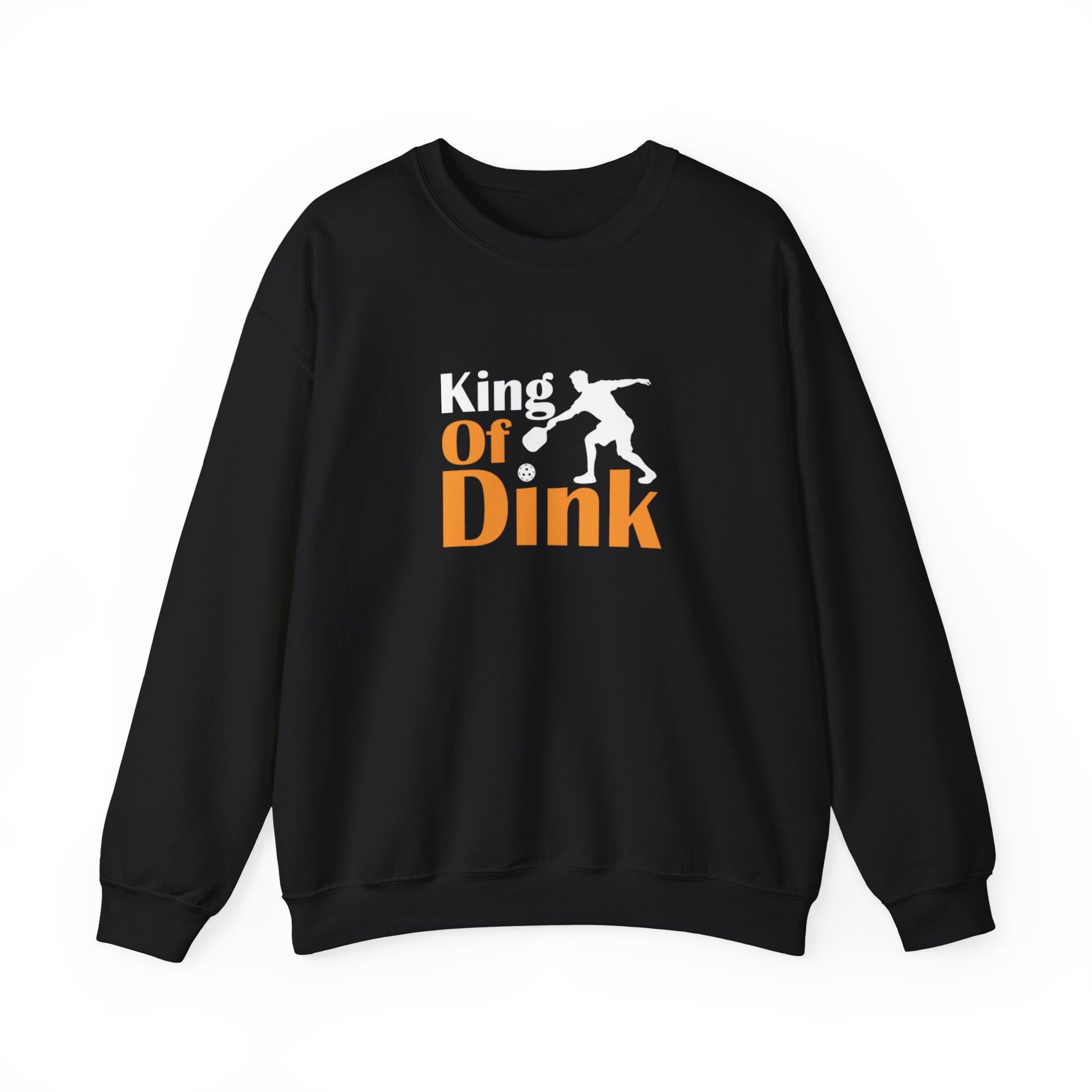 Men's Cool Pickleball Sweatshirt - King of Dink Black