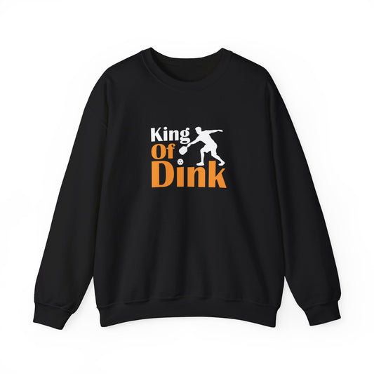 Men's Cool Pickleball Sweatshirt - King of Dink Black
