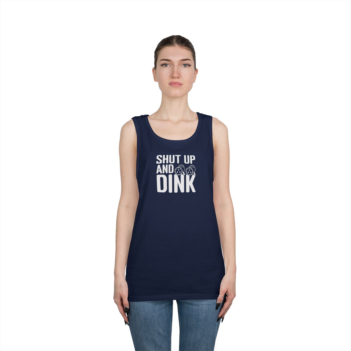Women's Lightweight Pickleball Tank Top - Shut Up and Dink